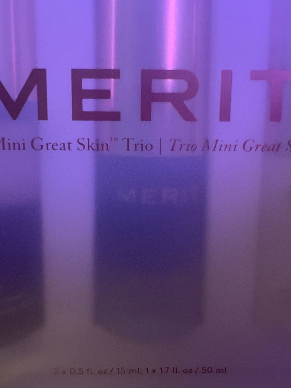 MERIT THE GREAT SKIN MINI TRIO RARE & COVETED LUXURY SEPHORA RELEASE NIB - Picture 9 of 9